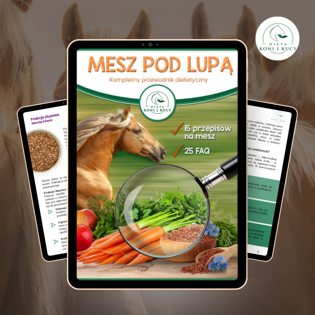 Mesz pod lupą dla koni ebook żywienie koni